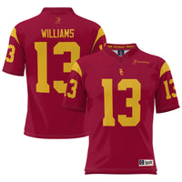USC Trojans Football Jersey, Cardinal Lightweight Sportswear Jersey Shirt, Lightweight Breathable Athletic Jersey, Casual Gift for Men