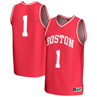 Boston University Basketball Jersey, Scarlet Fashion Lightweight Sportswear Jersey Shirt, Sleeveless Athletic Tank Jersey, Casual Gift for Men