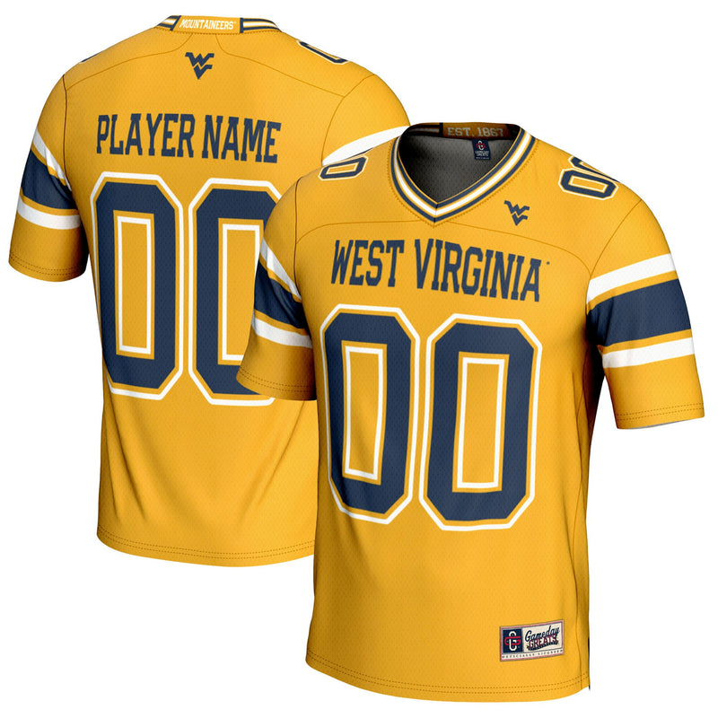 West Virginia Mountaineers Football Jersey, Sportswear Jersey Shirt, Lightweight Breathable Athletic Jersey, Casual Gift for Men, Style 5255861