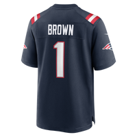A.J. Brown New England Patriots Football Jersey, Navy Game Sportswear Jersey Shirt, Lightweight Breathable Athletic Jersey, Casual Gift for Men