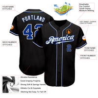 Custom Baseball Jersey, Black Royal Sportswear Jersey Shirt, Athletic Button Down Moisture Wicking Jersey, Casual Gift for Men, Style Black0928