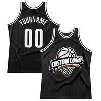 Custom Basketball Jersey, Black White Sportswear Jersey Shirt, Athletic Mesh Moisture Wicking Jersey, Casual Gift for Men, Style Black1563