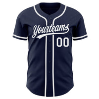 Custom Baseball Jersey, Navy White Sportswear Jersey Shirt, Athletic Button Down Moisture Wicking Jersey, Casual Gift for Men, Style Navy0496