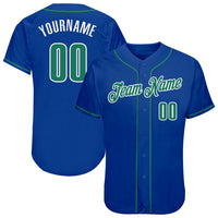 Custom Baseball Jersey, Royal Kelly Green Sportswear Jersey Shirt, Athletic Button Down Moisture Wicking Jersey, Casual Gift for Men