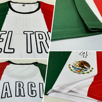 Custom Soccer Jersey, Kelly Green White Sportswear Jersey Shirt, Athletic Mesh Moisture Wicking Jersey, Casual Gift for Men