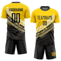 Custom Soccer Jersey, Gold Black White Sportswear Jersey Shirt, Athletic Mesh Moisture Wicking Jersey, Casual Gift for Men