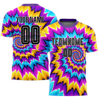 Custom Soccer Jersey, Black White Sportswear Jersey Shirt, Athletic Mesh Moisture Wicking Jersey, Casual Gift for Men, Style Soccer0270