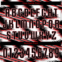 Custom Soccer Jersey, White Black Red Sportswear Jersey Shirt, Athletic Mesh Moisture Wicking Jersey, Casual Gift for Men, Style Soccer0466