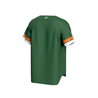 Florida A&M Rattlers Baseball Jersey, Green Sportswear Jersey Shirt, Lightweight Breathable Athletic Jersey, Casual Gift for Men