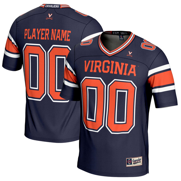 Virginia Cavaliers NIL Pick-A-Player Football Jersey - Navy