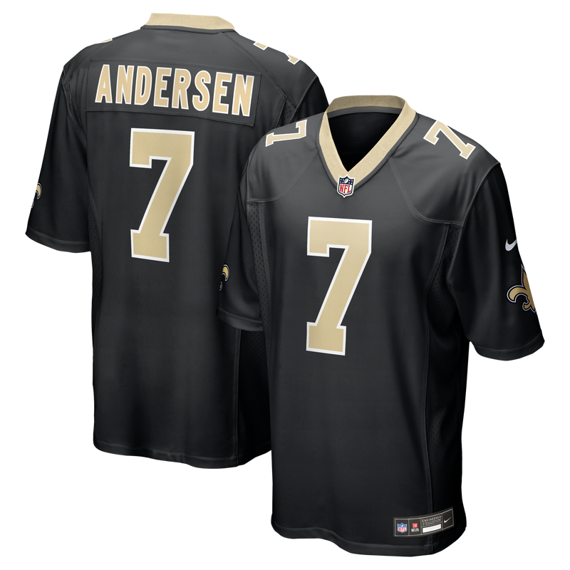 Morten Andersen New Orleans Saints Football Jersey, Sportswear Jersey Shirt, Lightweight Athletic Jersey, Casual Gift for Men, Style 4001186