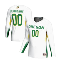Oregon Ducks Volleyball Jersey, White Lightweight Sportswear Jersey Shirt, Lightweight Breathable Athletic Jersey, Casual Gift for Men
