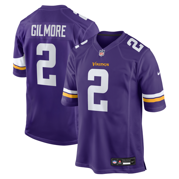 Minnesota Vikings Stephon Gilmore Purple Game Jersey