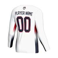 UConn Huskies Volleyball Jersey, White Sportswear Jersey Shirt, Lightweight Breathable Athletic Jersey, Casual Gift for Men, Style 200461800