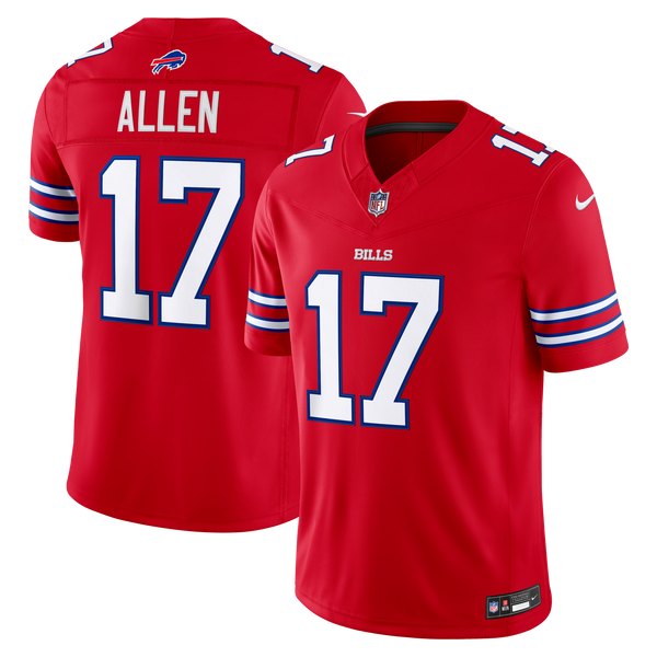 Buffalo Bills Josh Allen Red Alternate Stitched Limited Jersey