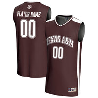 Texas A&M Aggies Basketball Jersey, Maroon Sportswear Jersey Shirt, Sleeveless Athletic Tank Jersey, Casual Gift for Men, Style 203645435