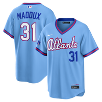 Greg Maddux Atlanta Braves Baseball Jersey, Blue Sportswear Jersey Shirt, Lightweight Breathable Athletic Jersey, Casual Gift for Men