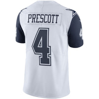 Dak Prescott White Dallas Cowboys Football Jersey, Limited Sportswear Jersey Shirt, Lightweight Breathable Athletic Jersey, Casual Gift for Men