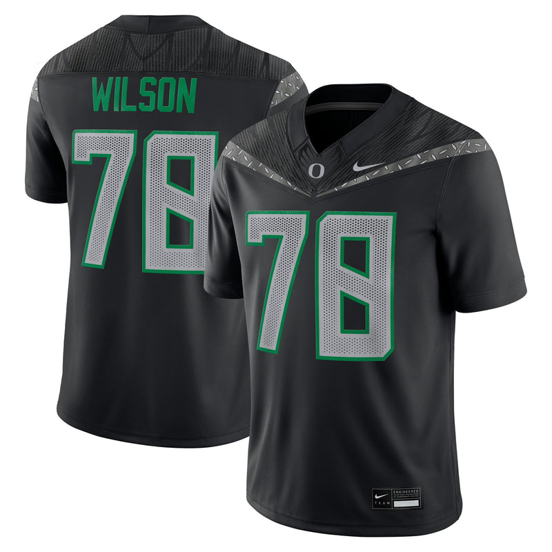 Oregon Ducks Football Jersey, Black Game Sportswear Jersey Shirt, Lightweight Breathable Athletic Jersey, Casual Gift for Men, Style 204654087
