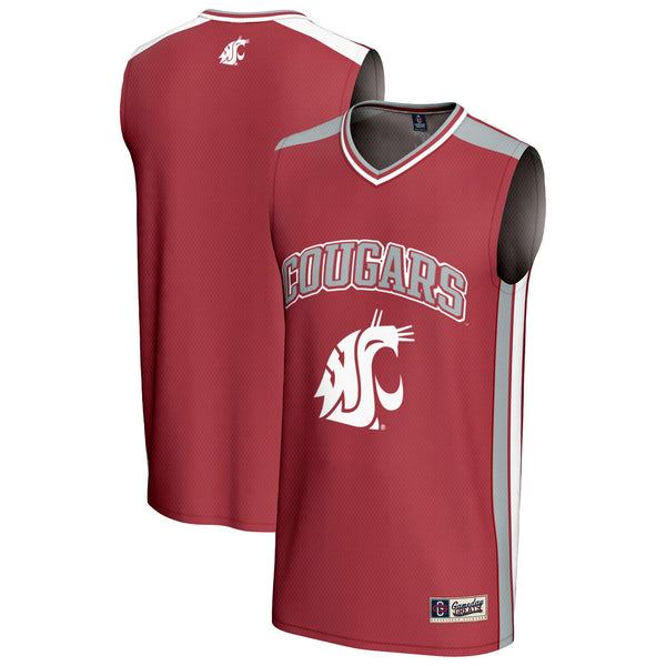 Washington State Cougars Spirit Basketball Jersey - Crimson