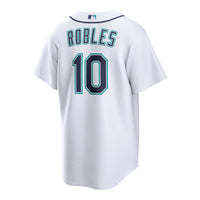 Victor Robles Seattle Mariners Baseball Jersey, White Sportswear Jersey Shirt, Lightweight Breathable Athletic Jersey, Casual Gift for Men