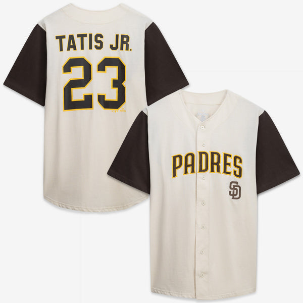 San Diego Padres Cream/Brown Big & Tall Two-Color Fashion Jersey