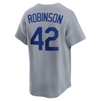 Brooklyn Dodgers Jackie Robinson Gray Throwback Baseball Jersey, Sportswear Jersey Shirt, Lightweight Athletic Jersey, Casual Gift for Men