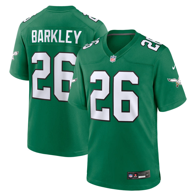 Saquon Barkley Philadelphia Eagles Football Jersey, Sportswear Jersey Shirt, Lightweight Athletic Jersey, Casual Gift for Men, Style 201425247