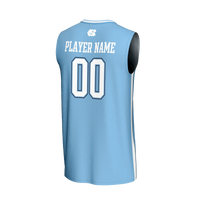 North Carolina Tar Heels Basketball Jersey, Light Blue Fashion Sportswear Jersey Shirt, Sleeveless Athletic Tank Jersey, Casual Gift for Men