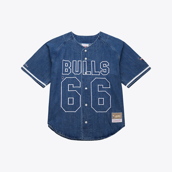 Chicago Bulls Summer Breeze Baseball Jersey - Blue