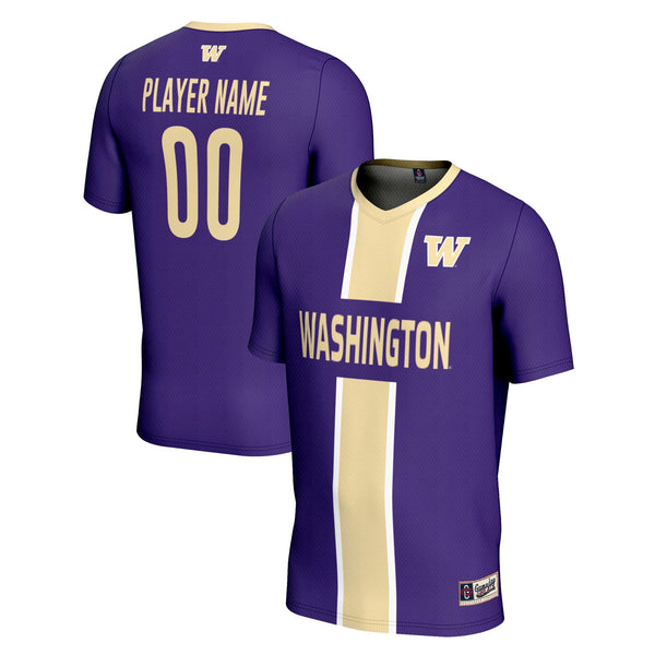 Washington Huskies Pick-A-Player NIL Lightweight Soccer Jersey - Purple