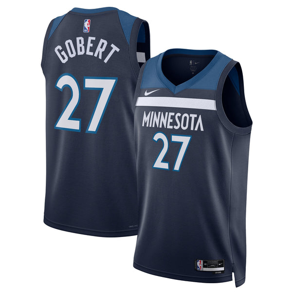 Minnesota Timberwolves Icon Edition Swingman Jersey - Navy - Rudy Gobert