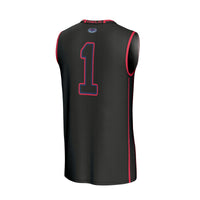 Florida Atlantic Owls Basketball Jersey, Black Lightweight Sportswear Jersey Shirt, Sleeveless Athletic Tank Jersey, Casual Gift for Men