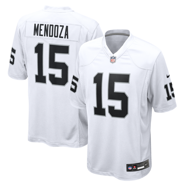 Las Vegas Raiders Fernando Mendoza White Game Player Jersey