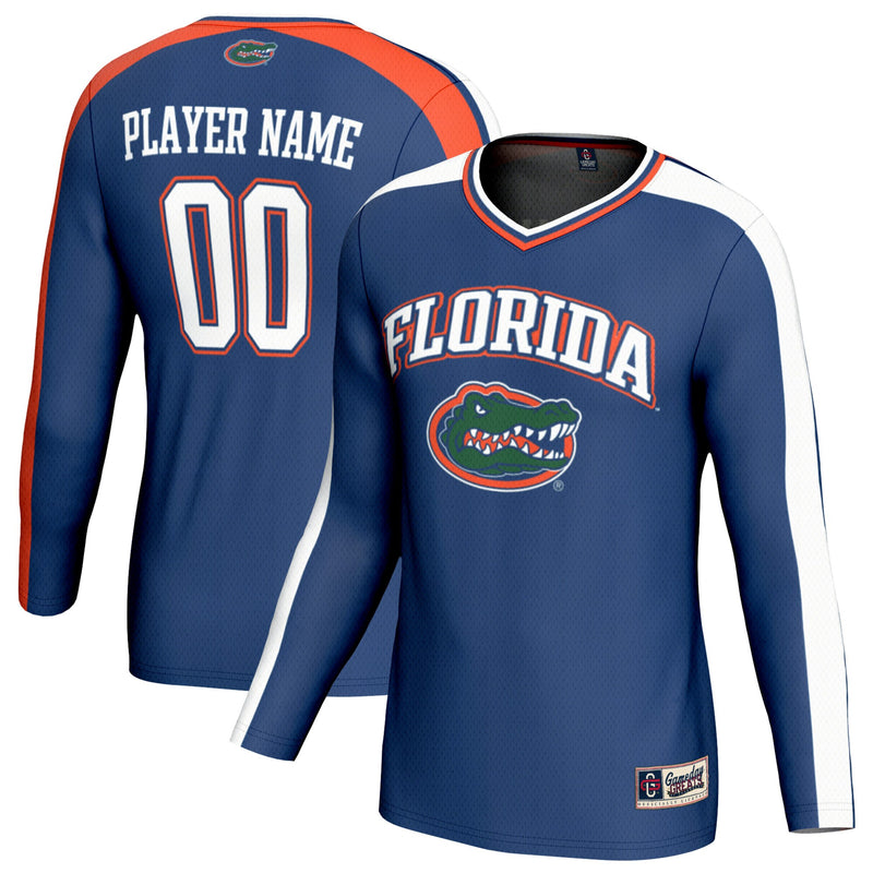 Florida Gators Volleyball Jersey, Royal Sportswear Jersey Shirt, Lightweight Breathable Athletic Jersey, Casual Gift for Men, Style 203494804