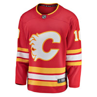 Jonathan Huberdeau Calgary Flames Hockey Jersey, Red Breakaway Sportswear Jersey Shirt, Long Sleeve Hockey Sweater Jersey, Casual Gift for Men