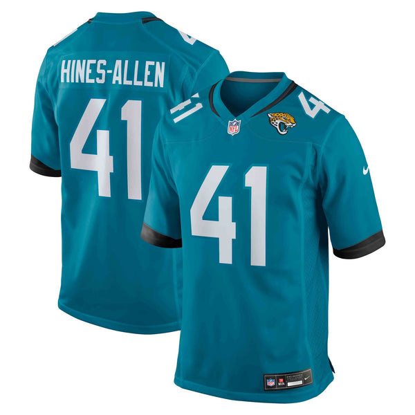 Jacksonville Jaguars Josh Hines-Allen Teal Player Game Jersey