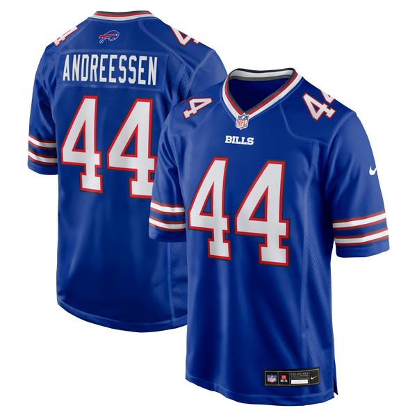 Buffalo Bills Joe Andreessen Royal Game Jersey