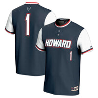 Howard Bison Softball Jersey, Navy Lightweight Sportswear Jersey Shirt, Lightweight Breathable Athletic Jersey, Casual Gift for Men
