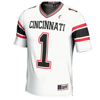Cincinnati Bearcats Football Jersey, White Fashion Sportswear Jersey Shirt, Lightweight Breathable Athletic Jersey, Casual Gift for Men
