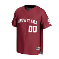 Santa Clara Broncos Baseball Jersey, Red Sportswear Jersey Shirt, Lightweight Breathable Athletic Jersey, Casual Gift for Men, Style 204077142
