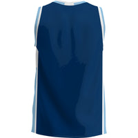 Washburn Ichabods Basketball Jersey, Blue Lightweight Sportswear Jersey Shirt, Sleeveless Athletic Tank Jersey, Casual Gift for Men