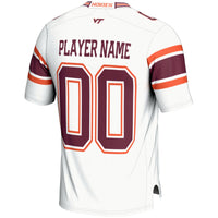 Virginia Tech Hokies Football Jersey, White Sportswear Jersey Shirt, Lightweight Breathable Athletic Jersey, Casual Gift for Men, Style 5233559