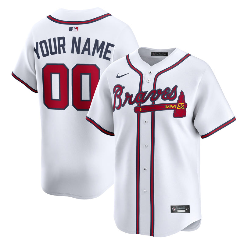 Atlanta Braves Baseball Jersey, White Sportswear Jersey Shirt, Lightweight Breathable Athletic Jersey, Casual Gift for Men, Style 202644542