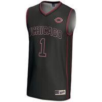 UChicago Maroons Basketball Jersey, Black Lightweight Sportswear Jersey Shirt, Sleeveless Athletic Tank Jersey, Casual Gift for Men