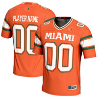 Miami Hurricanes Football Jersey, Orange Sportswear Jersey Shirt, Lightweight Breathable Athletic Jersey, Casual Gift for Men, Style 200724649