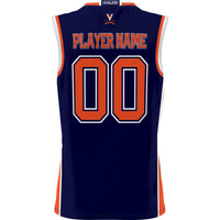 Virginia Cavaliers Basketball Jersey, Navy Sportswear Jersey Shirt, Sleeveless Athletic Tank Jersey, Casual Gift for Men