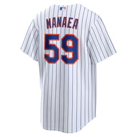 Sean Manaea New York Mets Baseball Jersey, White Replica Sportswear Jersey Shirt, Lightweight Breathable Athletic Jersey, Casual Gift for Men