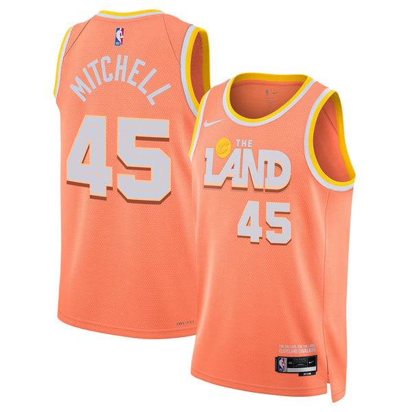 Cleveland Cavaliers 2025/26 City Edition Swingman Jersey - Orange - Donovan Mitchell