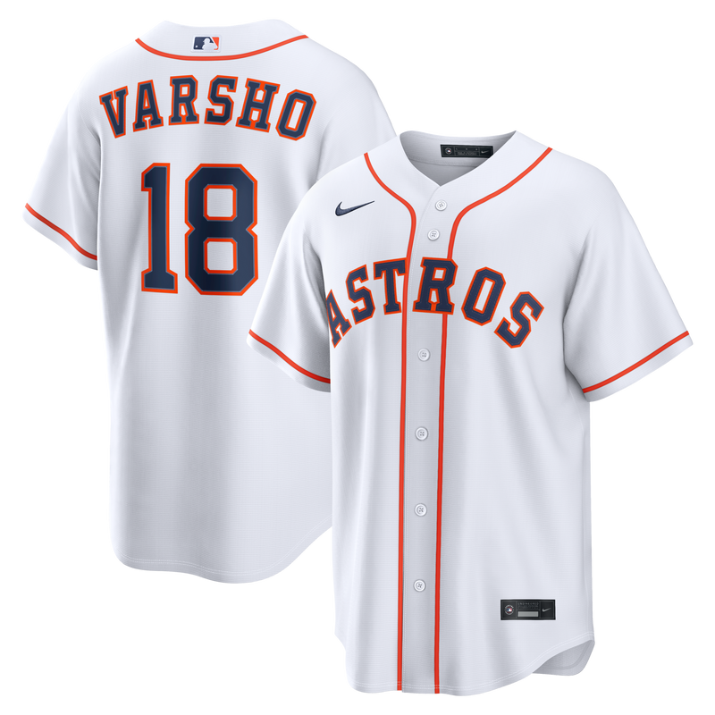 Daulton Varsho Houston Astros Baseball Jersey, White Sportswear Jersey Shirt, Lightweight Breathable Athletic Jersey, Casual Gift for Men